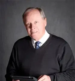 oil heat business consultant with notepad